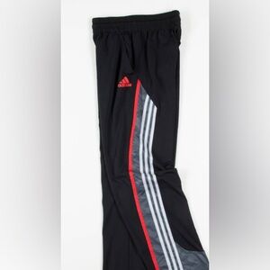 Adidas Pants Men Large Black Basketball Warm Ups Gym Athletic Track Joggers
